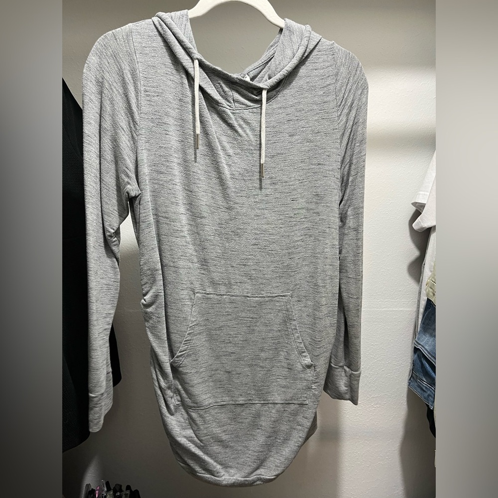 Grey Maternity Hoodie